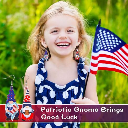 24 زوجًا من الأقراط الوطنية أقراط عيد الاستقلال الرابع من يوليو الأعلام الأمريكية الوطنية من الجلد الصناعي المتدلية بتلات جلدية خفيفة الوزن على شكل قطرة دمعة أقراط متدلية للنساء والفتيات in Kuwait