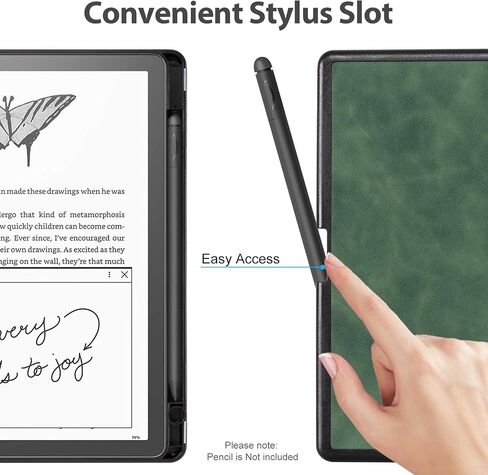 CoBak Case for Kindle Scribe - All New PU Leather Cover with Auto Sleep Wake Feature for Kindle Scribe 10.2" 2022 Released with Pen Holder in Saudi Arabia