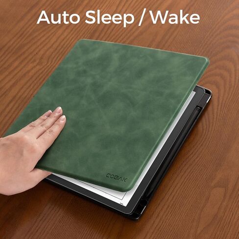 CoBak Case for Kindle Scribe - All New PU Leather Cover with Auto Sleep Wake Feature for Kindle Scribe 10.2" 2022 Released with Pen Holder in Saudi Arabia