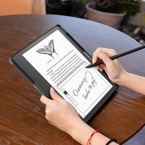 CoBak Case for Kindle Scribe - All New PU Leather Cover with Auto Sleep Wake Feature for Kindle Scribe 10.2" 2022 Released with Pen Holder in Saudi Arabia
