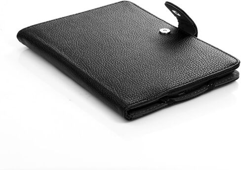 غطاء حماية من جلد البولي يوريثان على شكل كتاب متوافق مع Barnes & Noble Nook GlowLight 4 6 بوصة غلاف حماية لقارئ الكتب الإلكترونية (أزرق) in Kuwait