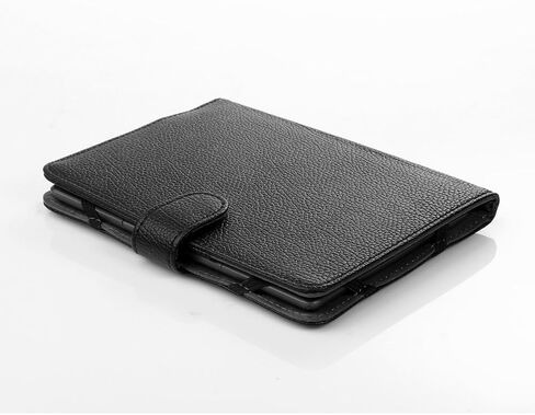 غطاء حماية من جلد البولي يوريثان على شكل كتاب متوافق مع Barnes & Noble Nook GlowLight 4 6 بوصة غلاف حماية لقارئ الكتب الإلكترونية (أزرق) in Kuwait