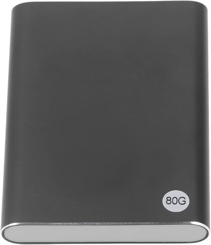 Portable HDD with 10Gbps Transfer Rate, Ultra Slim 2.5in , Plug and Play, Aluminum Alloy Panel, for Windows for OS X (80GB) in Saudi Arabia