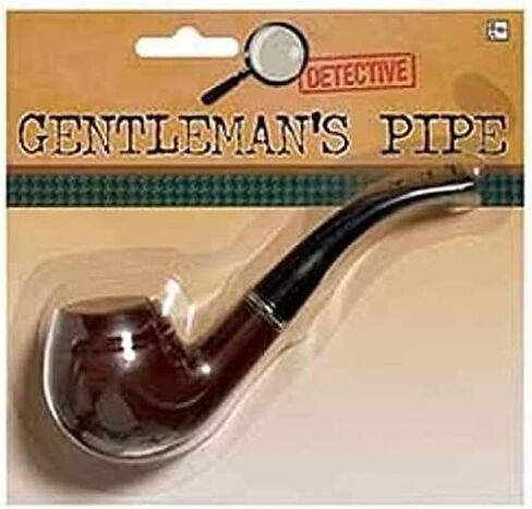 Amscan Wood Brown Gentleman's Pipe (6"x6.75") 1 Piece - Elegant & Classic Design, Ideal Gift for Tobacco Lovers in Saudi Arabia