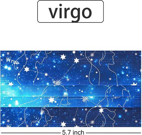 50 Pack Kids Stars Constellation Disposable Face Masks, Comfortable Breathable 3-Ply Non-woven Face Masks in Saudi Arabia