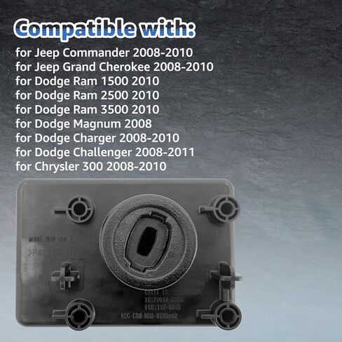 68210150AB Ignition Switch Module Kit w/Keys Fit for Dodge Charger/Challenger/Magnum/Ram 1500 2500 3500 for JEE-p Commander/Grand Cherokee for Chrysle-r 300 2008-2010 in Kuwait