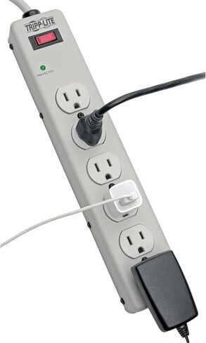 Tripp Lite 6 Outlet Surge Protector Power Strip, 6ft Cord, Metal, 5,000 Insurance (TLM606),Gray in Kuwait