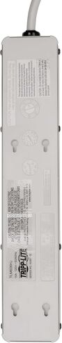 Tripp Lite 6 Outlet Surge Protector Power Strip, 6ft Cord, Metal, 5,000 Insurance (TLM606),Gray in Kuwait