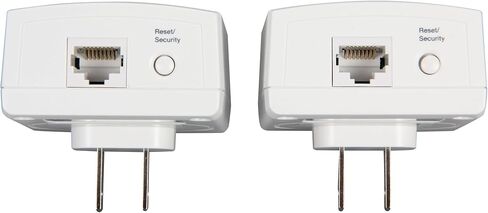 مجموعة أدوات بدء تشغيل محول Powerline AV Mini Wall-Plug بسرعة 200 ميجا بت في الثانية من Rosewill مع وحدتين بسرعة تصل إلى 200 ميجا بت في الثانية (RPLC-201KIT) in Kuwait