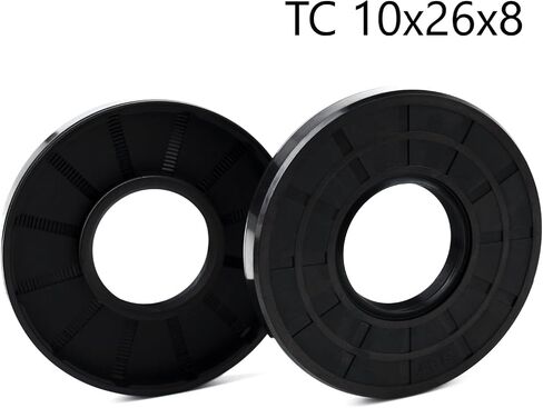 XIKE 2PCS Oil Seal, Lip Seals TC 14mm x 26mm x 6mm Nitrile Rubber Cover Double Lip with Spring,Oil Shaft Seal Fit for Bearing Shaft in Saudi Arabia