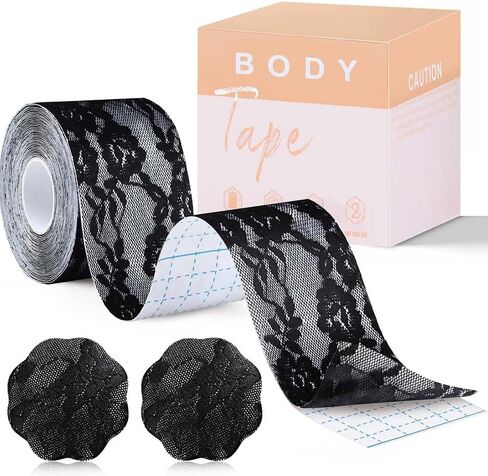 Boob Tape - Breast Lift Tape for Large Breast,Body Tape for Breast Lift w 2 Pcs Breast Petal Adhesive Bra in Saudi Arabia