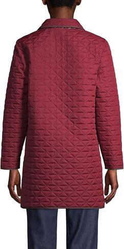 Lands' End Womens Reversible Barn Insulated Coat Rich Burgundy Regular Large in Saudi Arabia