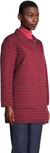 Lands' End Womens Reversible Barn Insulated Coat Rich Burgundy Regular Large in Saudi Arabia