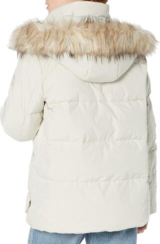 Andrew Marc Women's Luxurious DTM Faux Fur Trimmed Hood Puffer Coat in Kuwait