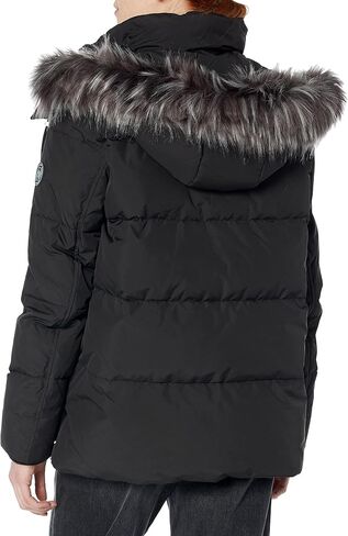 Andrew Marc Women's Luxurious DTM Faux Fur Trimmed Hood Puffer Coat in Saudi Arabia