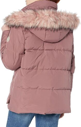 Andrew Marc Women's Luxurious DTM Faux Fur Trimmed Hood Puffer Coat in Saudi Arabia