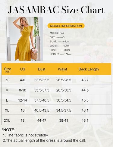 JASAMBAC Women's Summer Casual Tiered Dress Flutter Short Sleeve Dresses Elegant Flowy A Line Cut Out Boho Wedding Midi Dress in Saudi Arabia