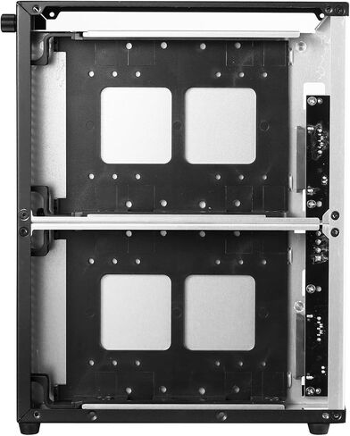 حقيبة Mini ITX NAS، هيكل خادم تخزين شبكة NAS، حاوية 2 Bay تدعم 2X 3.5 بوصة HDD Hotswap، حقيبة كمبيوتر صغيرة مع Type-C وUSB3.0 in Kuwait