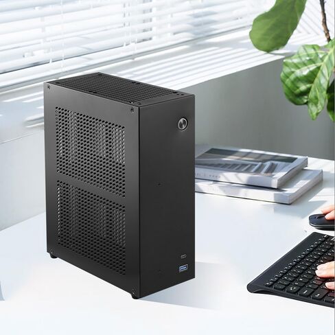 حقيبة Mini ITX NAS، هيكل خادم تخزين شبكة NAS، حاوية 2 Bay تدعم 2X 3.5 بوصة HDD Hotswap، حقيبة كمبيوتر صغيرة مع Type-C وUSB3.0 in Kuwait