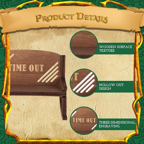 سجن النرد كبير الحجم، قفص النرد، كرسي العار، معاقبة نرد DND السيئ، كرسي Time Out، قبعة Dunce، دعائم DND، هدية مضحكة in Kuwait