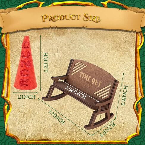 سجن النرد كبير الحجم، قفص النرد، كرسي العار، معاقبة نرد DND السيئ، كرسي Time Out، قبعة Dunce، دعائم DND، هدية مضحكة in Kuwait