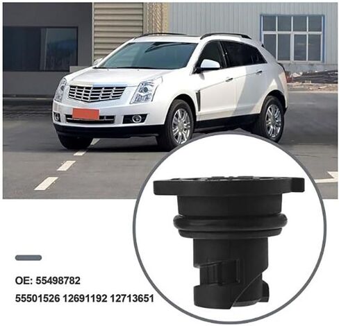 55501526 تركيب قابس تصريف الزيت استبدال الأدوات المسمار البلاستيكي لـ Bul/ck Chevy Cadi/llac 2.0T 55498782 12691192 12713651 CT4 CT5 CT6 XT4 XT5 XT6 LTG/LSY محرك السيارة حلقة دائرية سوداء 2019-2120 in Kuwait