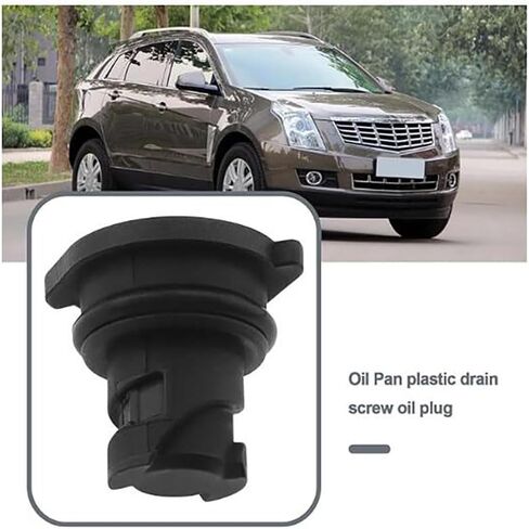 55501526 تركيب قابس تصريف الزيت استبدال الأدوات المسمار البلاستيكي لـ Bul/ck Chevy Cadi/llac 2.0T 55498782 12691192 12713651 CT4 CT5 CT6 XT4 XT5 XT6 LTG/LSY محرك السيارة حلقة دائرية سوداء 2019-2120 in Kuwait