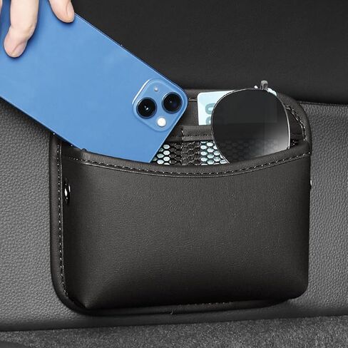 منظم جيوب جانبية للسيارة، حقيبة جلدية صغيرة لتخزين السيارة، حقيبة هاتف للعملات المعدنية والنظارات الشمسية، ملحقات منظم داخلي للسيارة، حشو فجوات مقعد السيارة العالمي لجميع السيارات in Kuwait