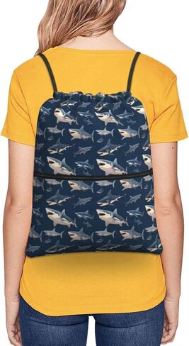 حقيبة رياضية برباط مقاومة للماء من شارك، حقيبة ظهر رياضية للرجال والنساء in Kuwait