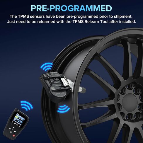 BDFHYK 315MHz مستشعر ضغط الإطارات TPMS المبرمج متوافق مع Audi A3 A4 A5 Q5 S3 S4 S5 TT، VW Beetle CC Eos GLI Golf GTI Jetta Passat Passat Rabbit Tiguan 2006 2007 2008 2009 2010 2011 2012 2013 in Saudi Arabia