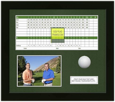 فتحة في واحدة 13x15 كرة جولف سوداء وإطار صور، قالب blk-004 Shadowbox، حصيرة خضراء (تحمل ما يصل إلى بطاقة 6x12 وصورة 4x6 أو 5x7؛ البطاقة والصور والكرة غير متضمنة) in Saudi Arabia