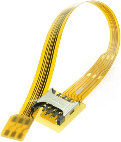 chenyang Soft Flat FPC Cable Micro SIM Card to Nano SIM Kit Male to Female Extension Extender Cable 10cm in Saudi Arabia