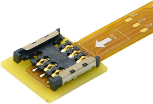 chenyang Soft Flat FPC Cable Micro SIM Card to Nano SIM Kit Male to Female Extension Extender Cable 10cm in Saudi Arabia