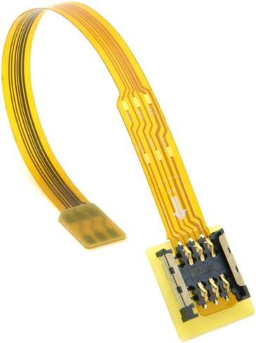 chenyang Soft Flat FPC Cable Micro SIM Card to Nano SIM Kit Male to Female Extension Extender Cable 10cm in Saudi Arabia