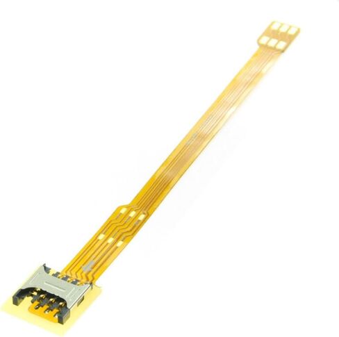chenyang Soft Flat FPC Cable Micro SIM Card to Nano SIM Kit Male to Female Extension Extender Cable 10cm in Saudi Arabia