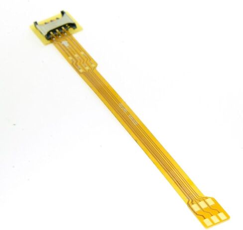chenyang Soft Flat FPC Cable Micro SIM Card to Nano SIM Kit Male to Female Extension Extender Cable 10cm in Saudi Arabia