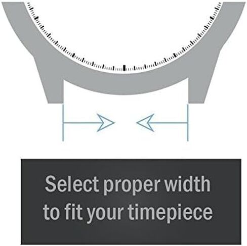 سوار ساعة RATIO من الجلد مكون من 6 قطع أحزمة ساعة بديلة من الجلد الطبيعي 100% للرجال والنساء، عبوة من 6 قطع - مقاس 22 ملم in Kuwait