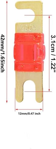 10A، 10A Fuse، 10A ANL Fuse، Mini ANL Fuse 10A، Car Audio Fuse، 10A Mini Fuse، 10A ANL Fuses، Fuse ANL 10A، Fuses ANL 10، مناسب لنظام الصوت والفيديو الإلكتروني للسيارات (7 قطع) in Saudi Arabia