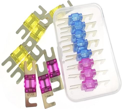 10A، 10A Fuse، 10A ANL Fuse، Mini ANL Fuse 10A، Car Audio Fuse، 10A Mini Fuse، 10A ANL Fuses، Fuse ANL 10A، Fuses ANL 10، مناسب لنظام الصوت والفيديو الإلكتروني للسيارات (7 قطع) in Saudi Arabia
