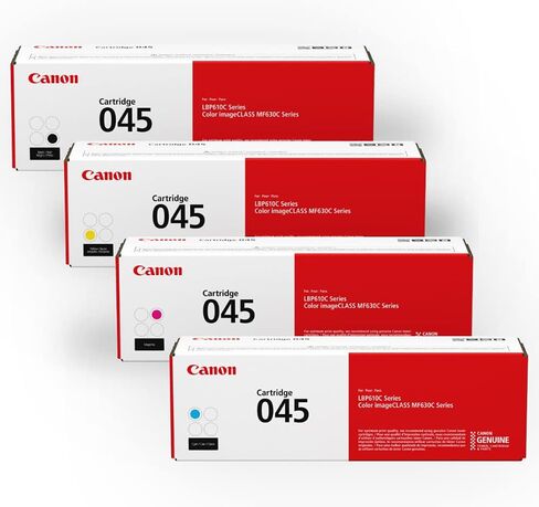 Canon Genuine Toner, Cartridge 045 Cyan (1241C001), 1 Pack, for Canon Color imageCLASS MF634Cdw, MF632Cdw, LBP612Cdw Laser Printer in Saudi Arabia