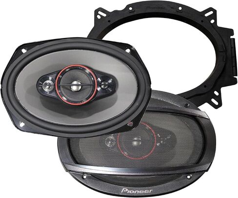 Pioneer TS-900M، مكبرات صوت محورية مقاس 6 × 9 بوصة بأربعة اتجاهات، قوة قصوى 450 وات / 90 وات RMS لكل مكبر صوت in Saudi Arabia