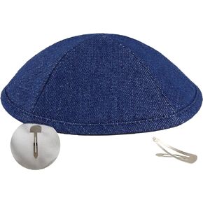 Zion Judaica Quality Denim Kippot Trendy Yamaka Blue Jeans Skullcaps Bulk Bar/Bat Mitzvah Kippahs Chuppah Wedding Souvenirs