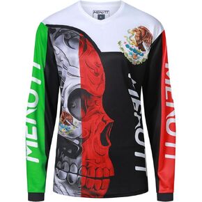 Women Mountain Bike Shirts Long Sleeve Mexico MTB Off-Road Motocross Jersey Quick Dry&Moisture-Wicking