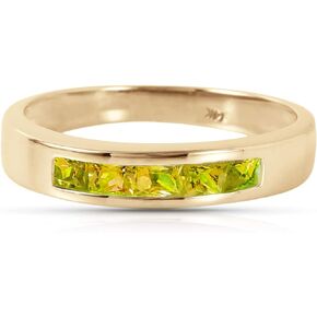 Galaxy Gold GG 14k Yellow, White, Rose Gold Ring with Natural Peridots in Saudi Arabia
