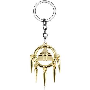 LuoHao Anime Yu Oh Yugoh Millennium Whel Wisdo Cartoon Keychain for Girls Boys Men Women Gifts