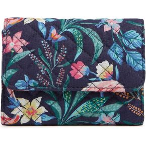 محفظة Vera Bradley النسائية المدمجة المصنوعة من القطن Riley مع حماية RFID in Kuwait