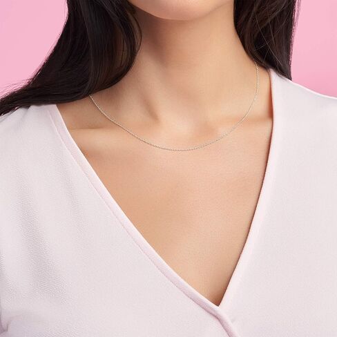 Pandora Classic Chain Necklace - Great Gift for Her - Stunning Women's Jewelry - Sterling Silver Adjustable Classic Necklace - 17.7", With Gift Box in Saudi Arabia
