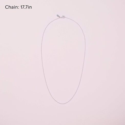Pandora Classic Chain Necklace - Great Gift for Her - Stunning Women's Jewelry - Sterling Silver Adjustable Classic Necklace - 17.7", With Gift Box in Saudi Arabia
