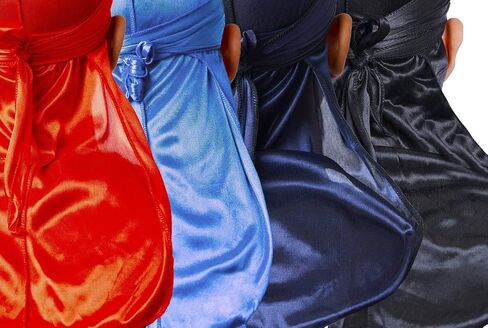 Silk Durag for Men Waves Silky Extra Long Tail Wide Straps Designer Du-rag Do Rags for Waver in Saudi Arabia