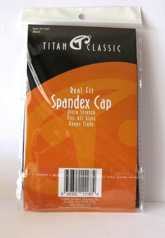 قبعة Titan Classic Real Fit Spandex - لون أسود قطعة واحدة in Kuwait